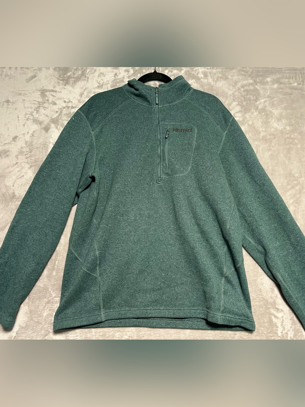 Marmot Knit Half Zip Pullover Men’s XL Green